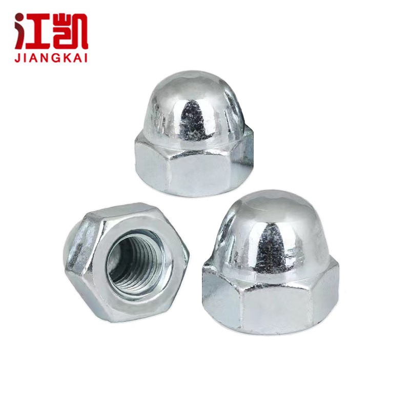 镀锌盖型螺母盖形螺母一体盖母装饰圆头球形螺帽M4M6M8M10M10-M36