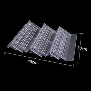 超市水果店风幕冷柜立风柜陈列架牛奶饮料道具垫板透明阶梯展示架