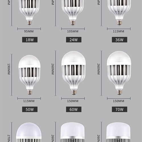 led大功率灯泡节能球泡灯E27/E40螺口车间工厂照明用18w36w50W80w