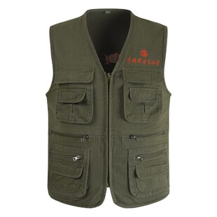 中国摄影家协会多功能摄影网眼马甲多口袋春秋薄款男超大口袋背心