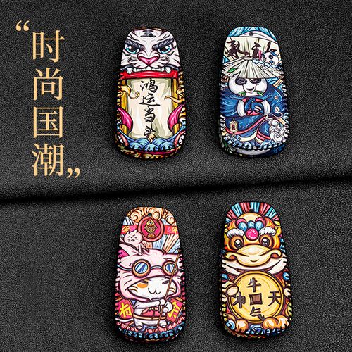 奥迪A4L钥匙套A6L Q5L Q2 A5 Q7 Q3 A7 A3A819款国潮车包扣壳