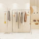 服装 店货架衣服架子简约陈列架 店展示架落地衣架不锈钢展示架女装