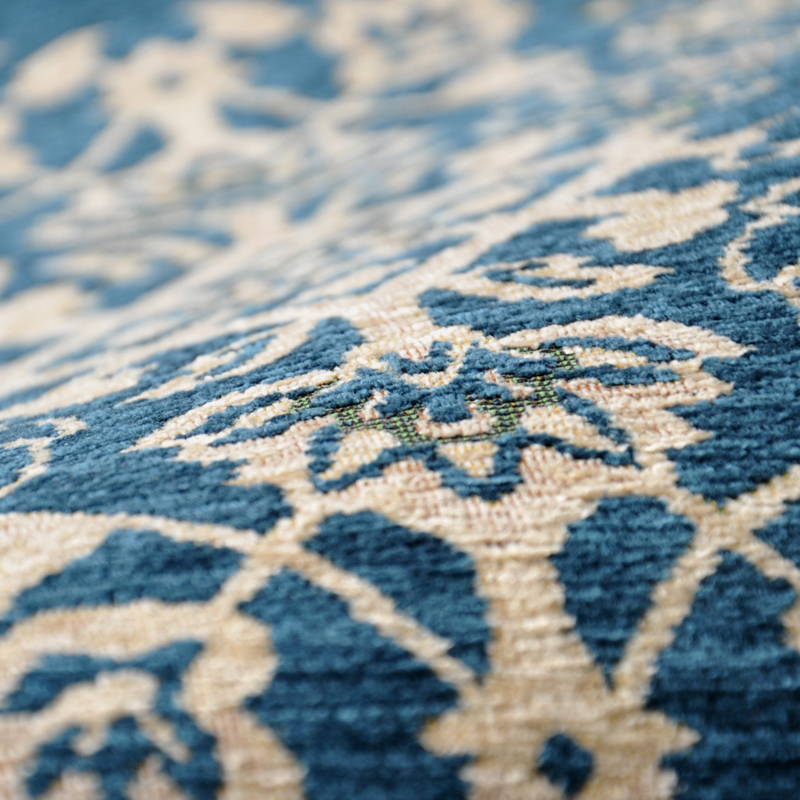 欧式客厅地毯茶几美式卧室床边毯可机洗长方形布艺沙发门厅可手洗