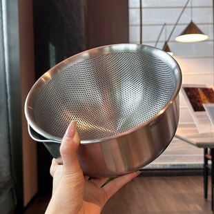 淘米篮【店家自己在用】一体成型 316不锈钢洗菜盆套装水果沥水篮