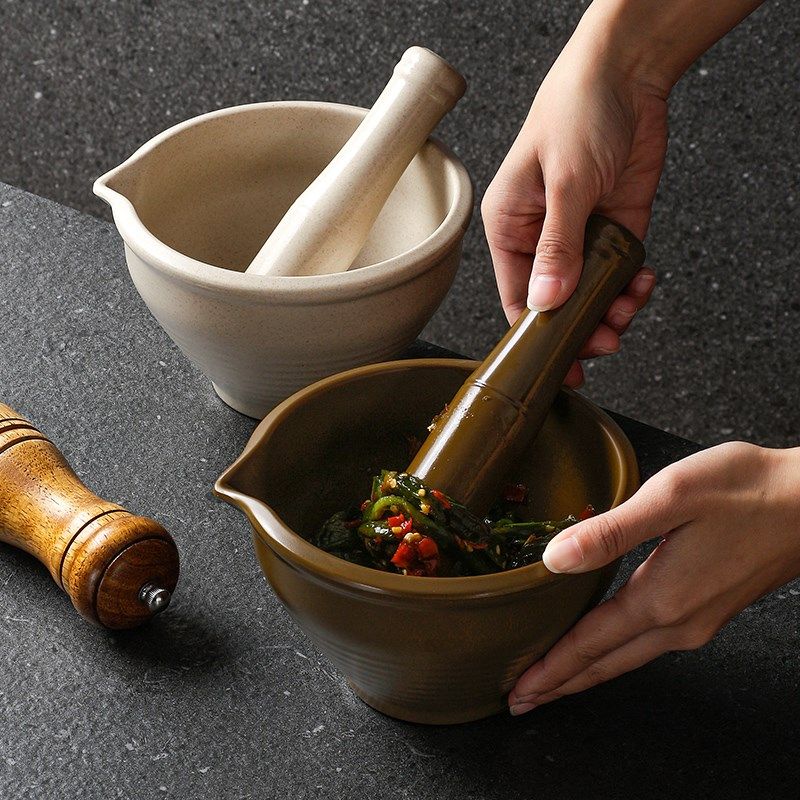 密胺擂钵商用擂碗擂辣椒皮蛋茄子蒜臼研磨工具捣蒜器捣碎罐捣锤棒,厨房/烹饪用具,剥蒜器/压蒜器,淘宝优惠券,粉丝福利购,淘宝优惠卷