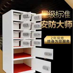 厂家大10门贵重物品保险箱尺寸三种规格双开十门双钥匙寄存箱柜