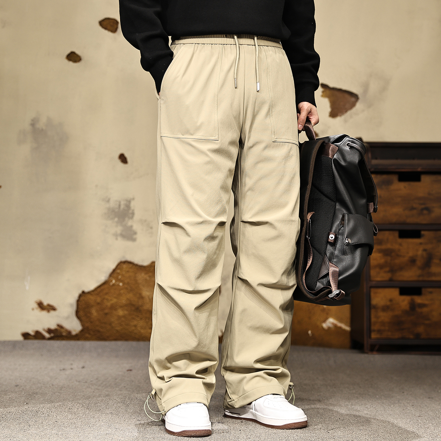 【美式90鸭绒防寒工装羽绒裤男】