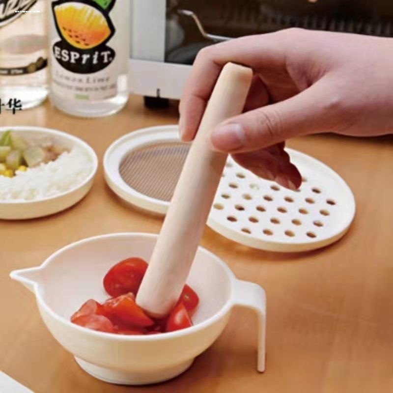 工具辅食研磨器水果打泥机婴儿宝宝辅食菜泥研磨器蒜泥器