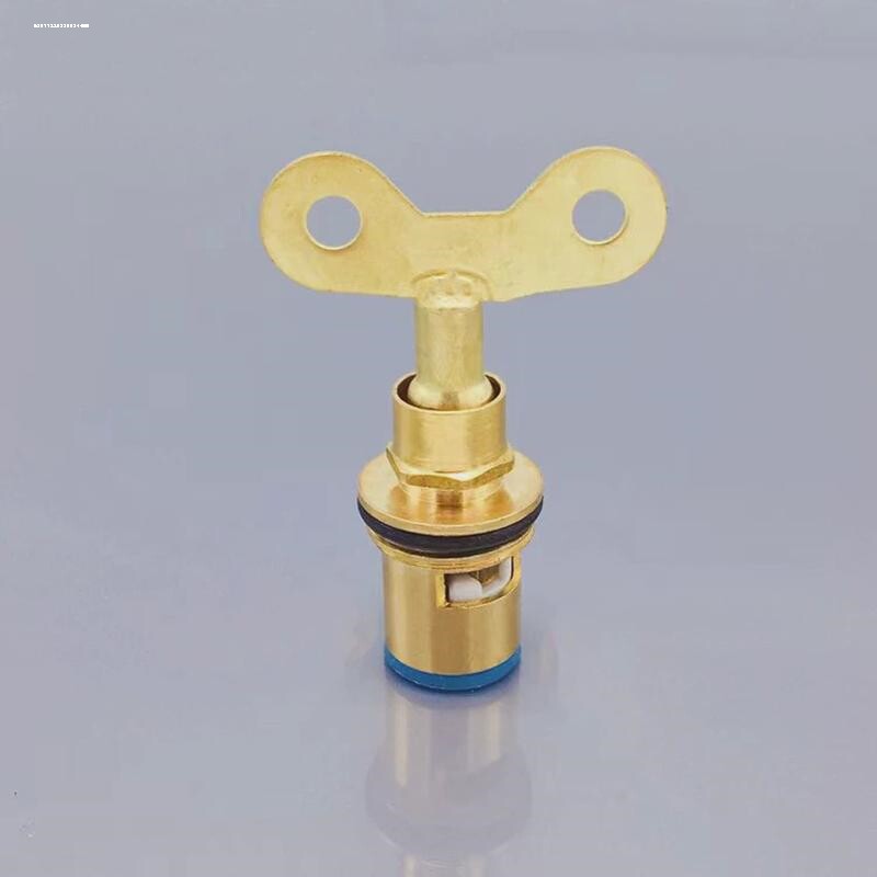 带锁水龙头阀芯4分带锁阀芯带钥匙芯 水龙头户外防盗阀芯通用改装