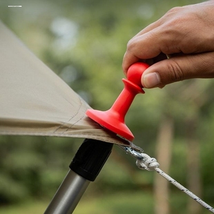 户外野营天幕杆防雷帽露营帐篷支撑杆绝缘塑料防护帽避雷帽子