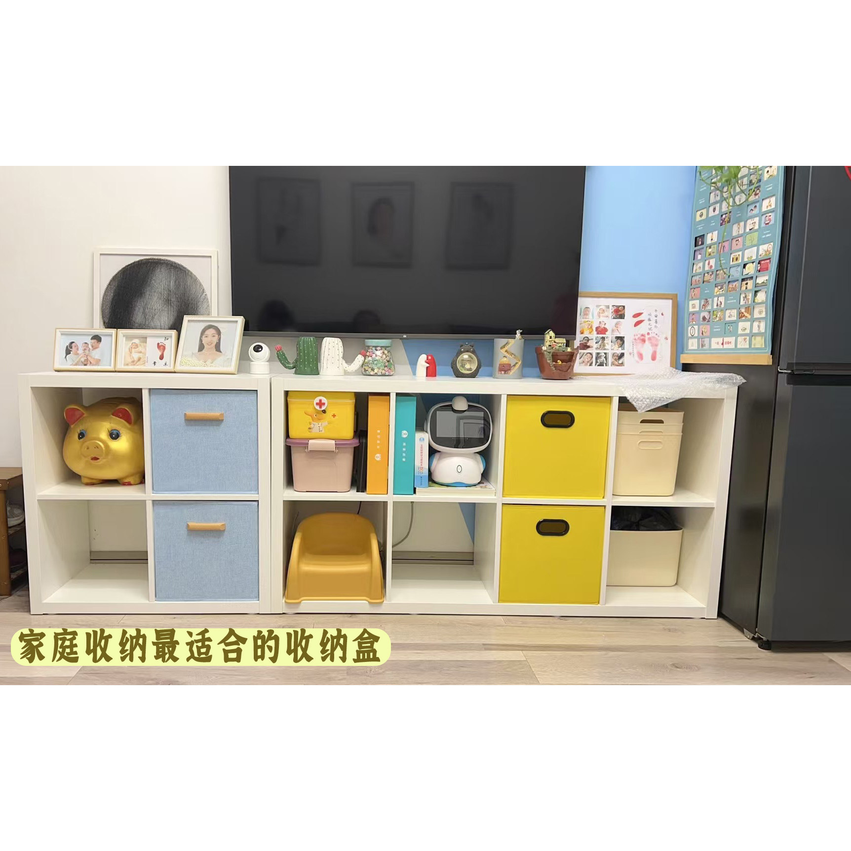 定制收纳盒家用抽屉式学校水洗折叠衣柜亚麻牛津布收纳筐布艺定做