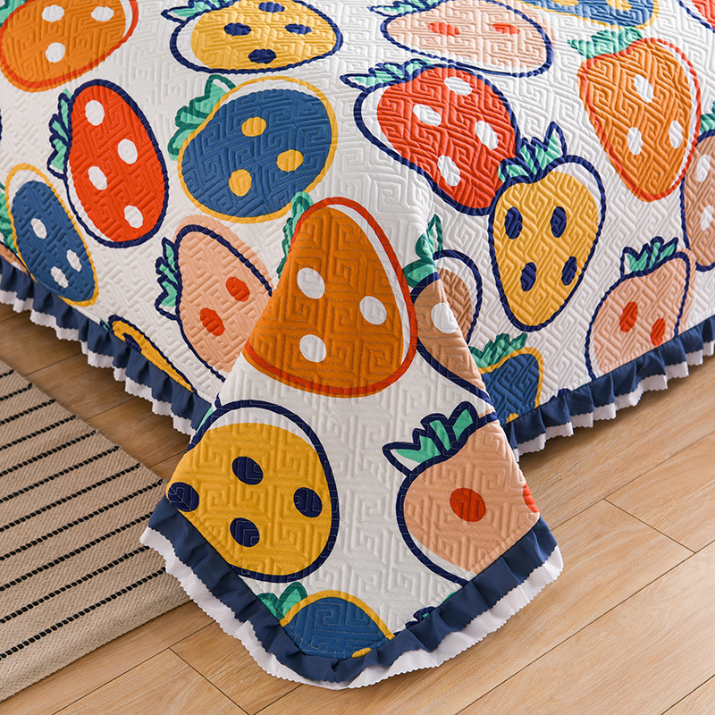 床盖单件双面可用炕垫榻榻米床垫四G季通用床罩绗缝防滑床褥子