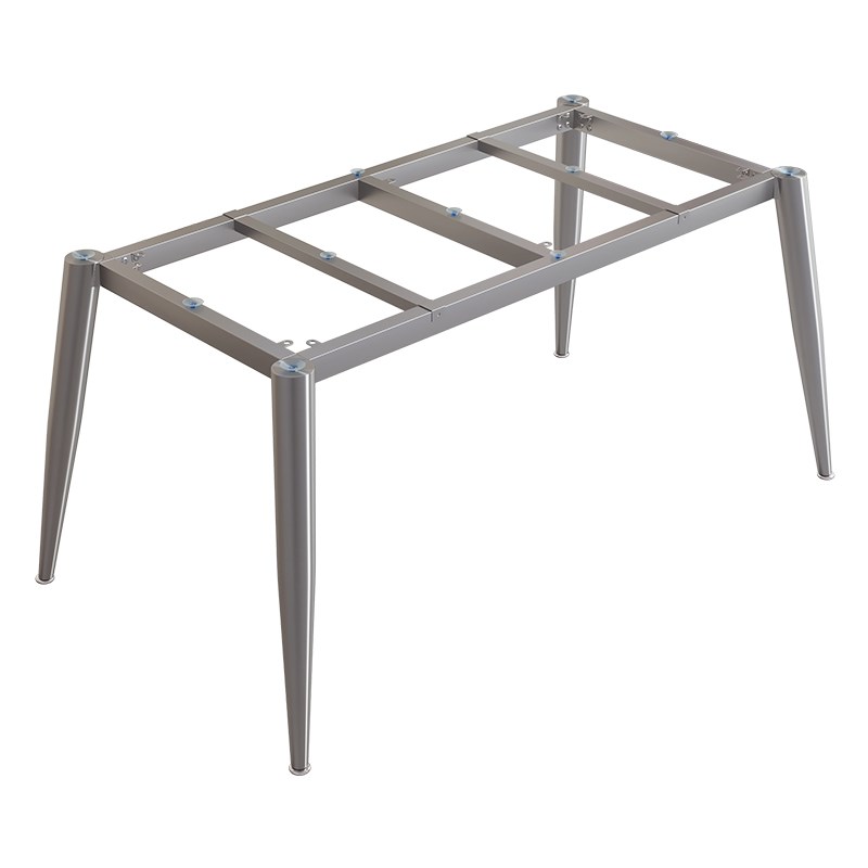 简约岩板餐桌架大理石桌支架x瓷砖桌面底座铁艺餐桌脚定制办公桌