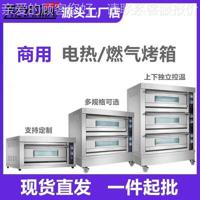 Bread Bakery equipment 2 layers gas and electric oven