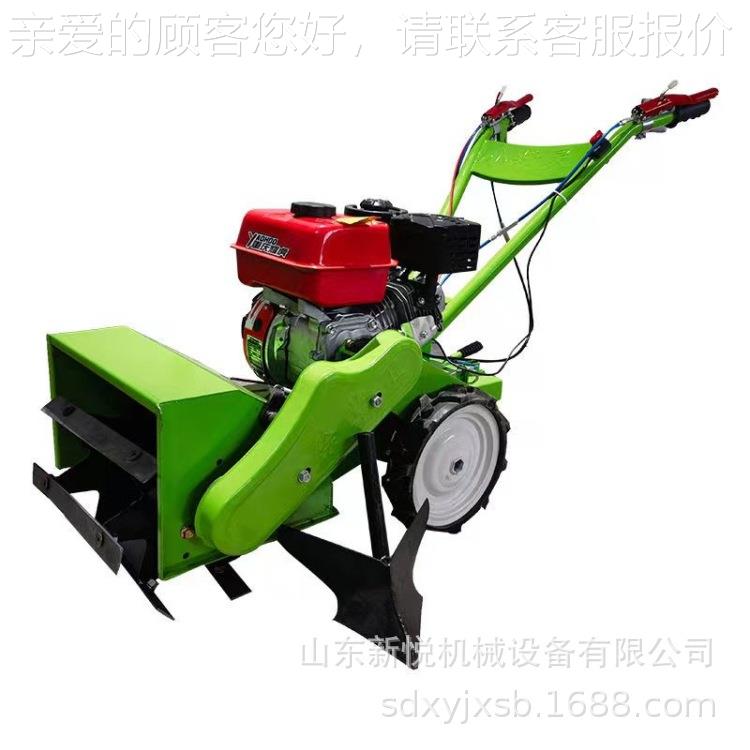 汽油柴油小型家用耕地机 多功能蔬菜大棚松土机 荒地翻土锄草机