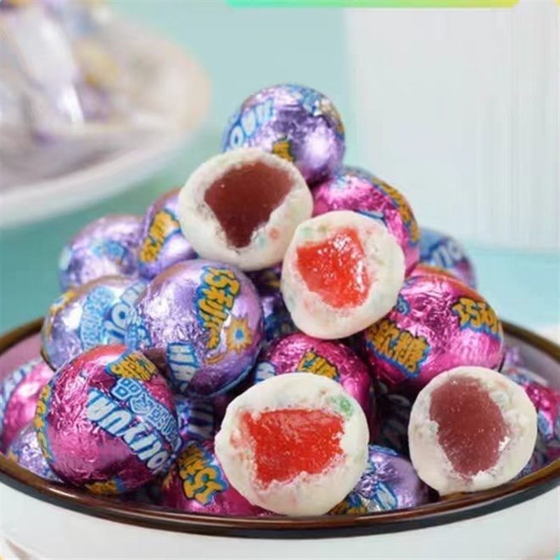 蛋仔派对巧利跳软糖果汁软糖网红C夹心糖儿童休闲小零食卡通袋装