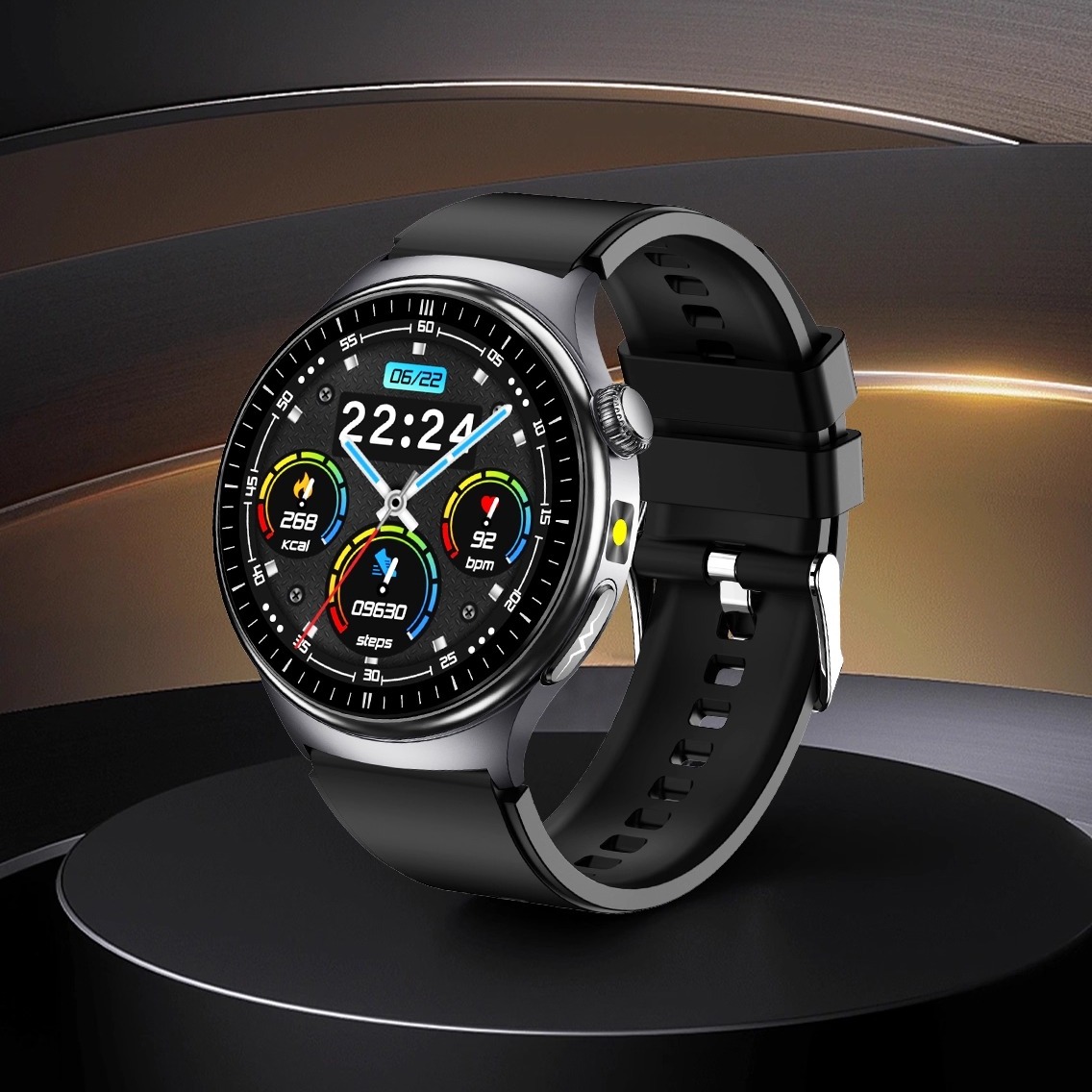 【新一代血糖手表】进口AI芯片无创测血糖血脂尿酸蓝牙通话智能手表血压心电图血氧心率远程老人智能手机通用