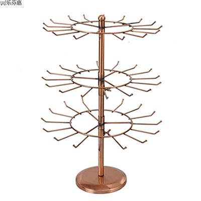 桌面旋转多层小饰品挂件手机壳发圈耳塞钥匙扣手链项链展示挂架子