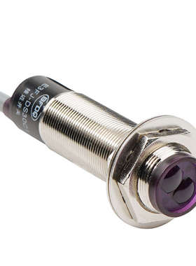 红外漫反射M18光电开关感应传感器NPN三线E3FJ-DS30C1 4直流24VDC