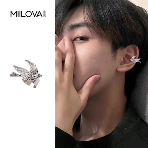 飞鸟耳骨夹无孔痞帅高级美式百搭