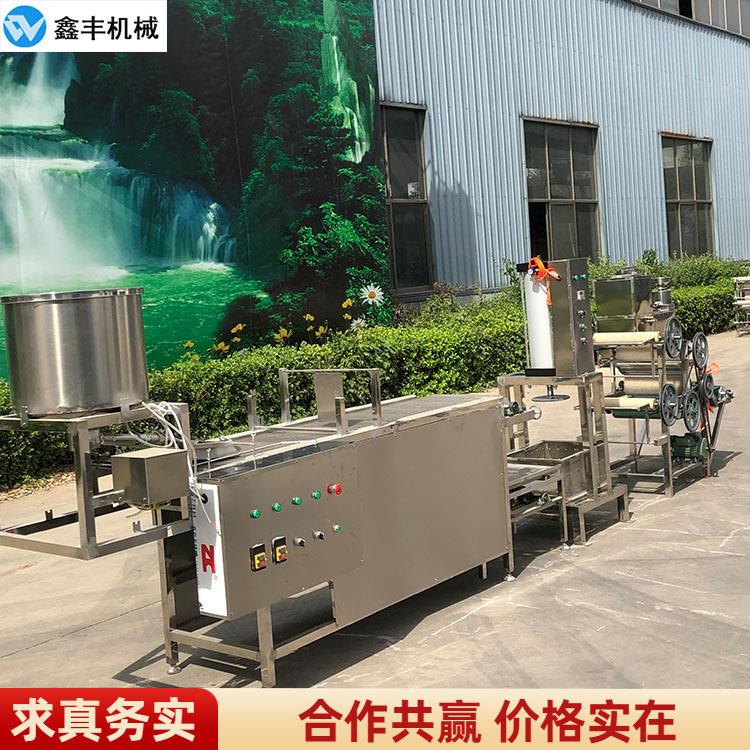 新型豆腐皮机厂家实拍 豆腐皮全套生产线 一机多用