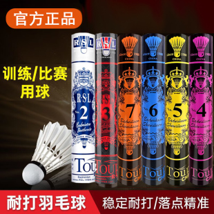 亚狮龙羽毛球亚3亚4亚5亚6亚7专业训练比赛用球飞行稳定耐打 优个