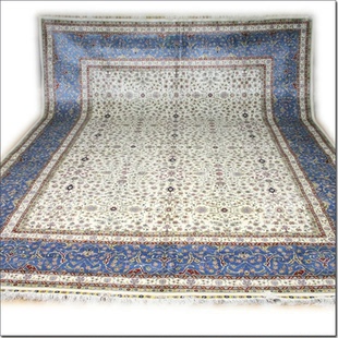 毯译 出口海外波斯手工真丝地毯 276x368厘米