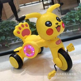 5岁宝宝婴幼儿自行车 儿童三轮车脚踏车带音乐带灯光2