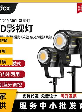 神牛VL150/200/300II摄影灯户外拍照直播拍摄太阳灯LED常亮补光灯