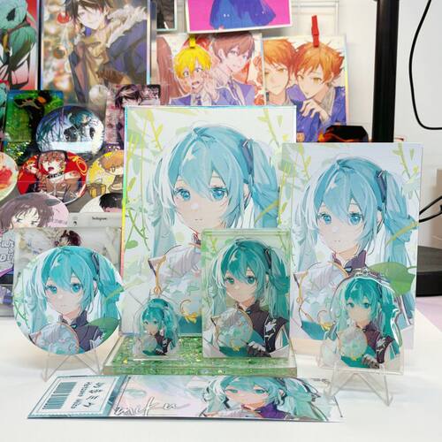 初音未来周边亚克力挂件原创同人