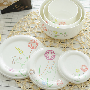 微波炉专用碗饭盒陶瓷碗带盖有盖的碗骨瓷蒸碗小号宝宝蒸蛋碗家用