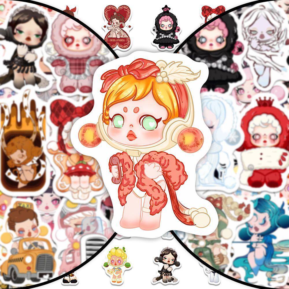 240张sp贴纸黑暗系可爱卡通周边创意装饰贴画diy手账本