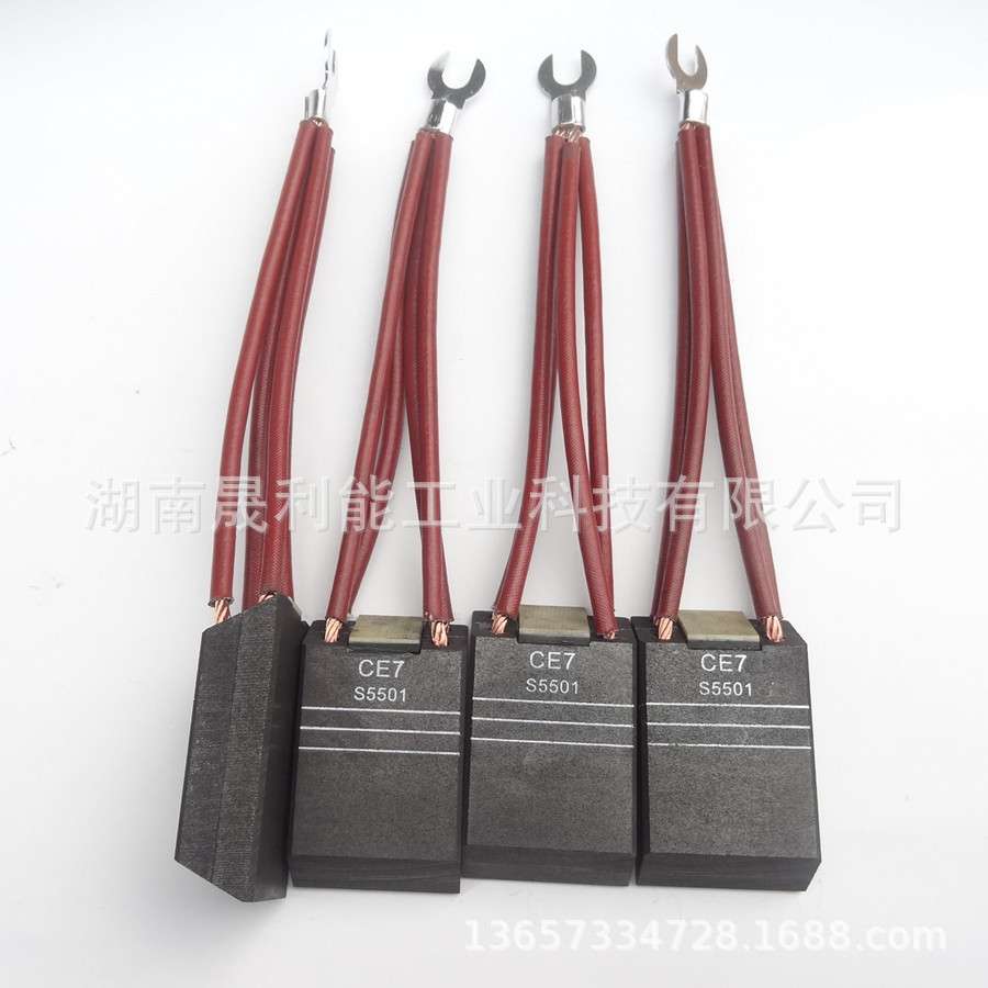 铁路高速机车牵引电机用电刷 CE7 2(9.55*43*70) DF8B火车碳刷