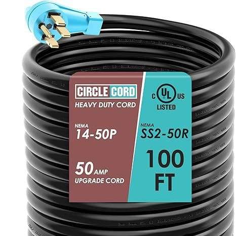 UL认证美规STW电缆14-50P50安培带锁型插头适用房车发电机到房子