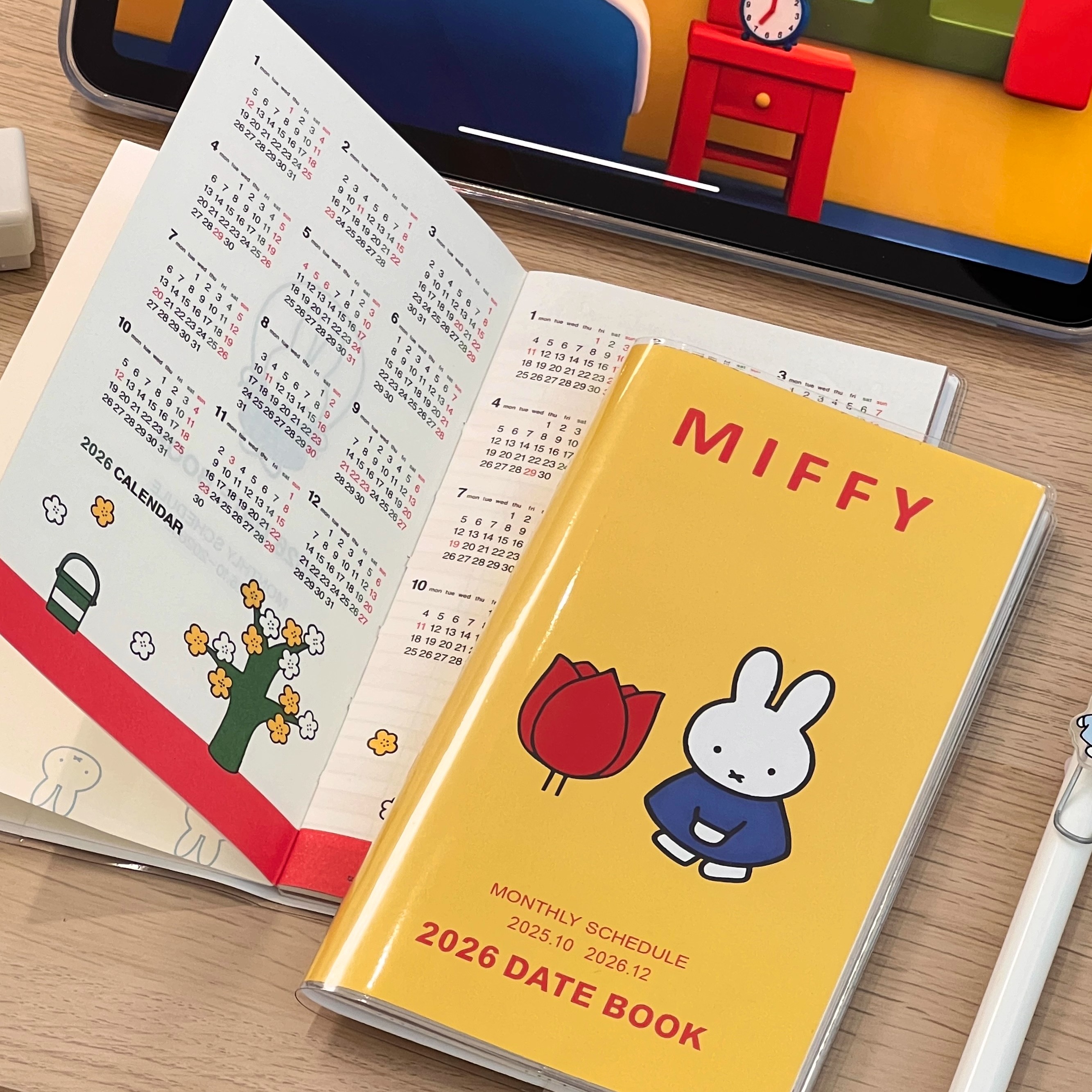 可爱米菲2026年新款日程本高颜值