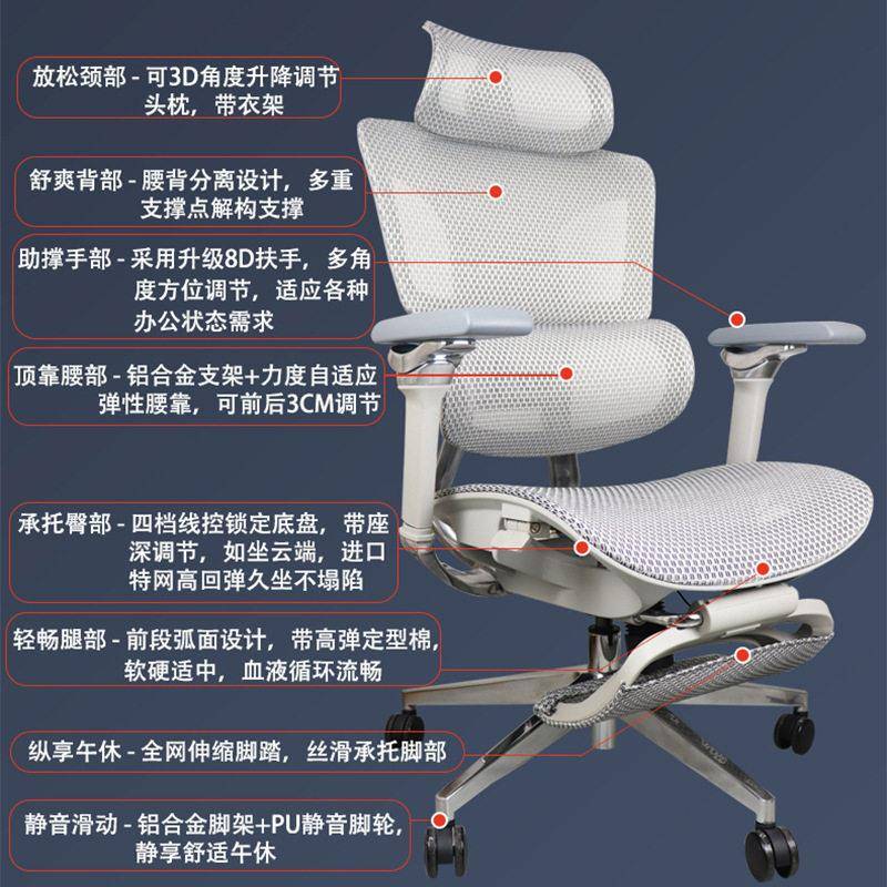 定制款8D扶手电竞椅可躺公椅家用电脑椅旋转网吧游戏椅子靠背椅