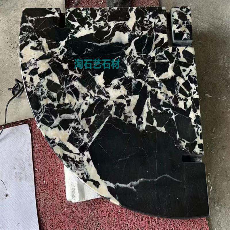 时款设计定装异型家装别墅天然大理石背景墙爱马灰地板窗台办