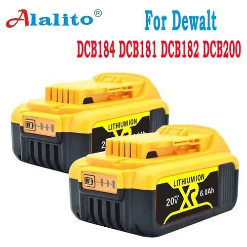 适用Dew德伟DCB200 20V 6.0A手电钻锂电池钻孔机角磨机电钻锂电池