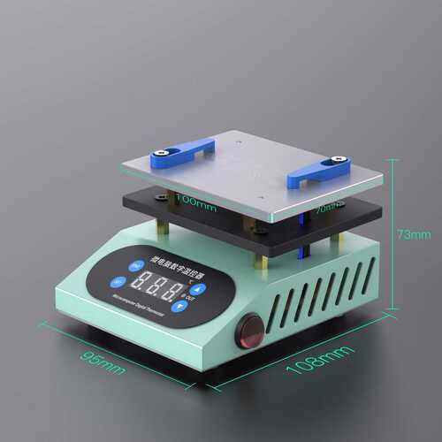 SK-H2迷你通用预热加热平台手机主板分层贴合CPU除胶通用加热台
