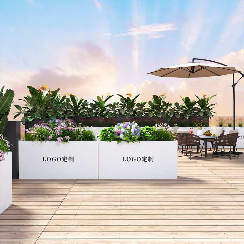 户外不锈钢花箱售楼部花盆室外铁艺花架商业街花坛成品花槽,模玩/动漫/周边/娃圈三坑/桌游,模型制作工具/辅料耗材,淘宝优惠券,粉丝福利购,淘宝优惠卷