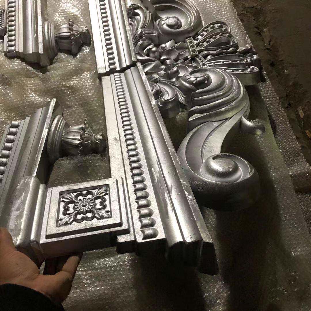 厂家 铝门头花 铁铝艺大门 围栏护栏焊接装饰配件 美观 做工精