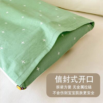 幼儿园儿童枕头纯棉A类婴儿宝宝1-3-6岁卡通小枕芯带枕套四季通用