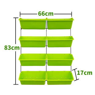 阳台种菜盆架子多层立体组合花盒家庭蔬菜草莓壁挂栏杆种植箱设备
