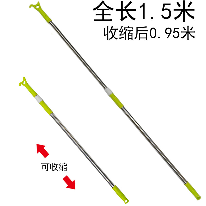 蜂巢帘阳光房遮阳顶帘百叶窗天棚帘开窗器可伸缩推拉杆