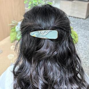 蜀锦手工发夹边夹毛衣夹饰复古新中式国风汉服唐代饰品