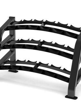 OURSLIFE三层哑铃架商用健身房力量训练器X2112-9