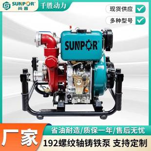 厂家供应192螺纹轴铸铁泵抽水泵大流量排污泵防洪排涝大功率