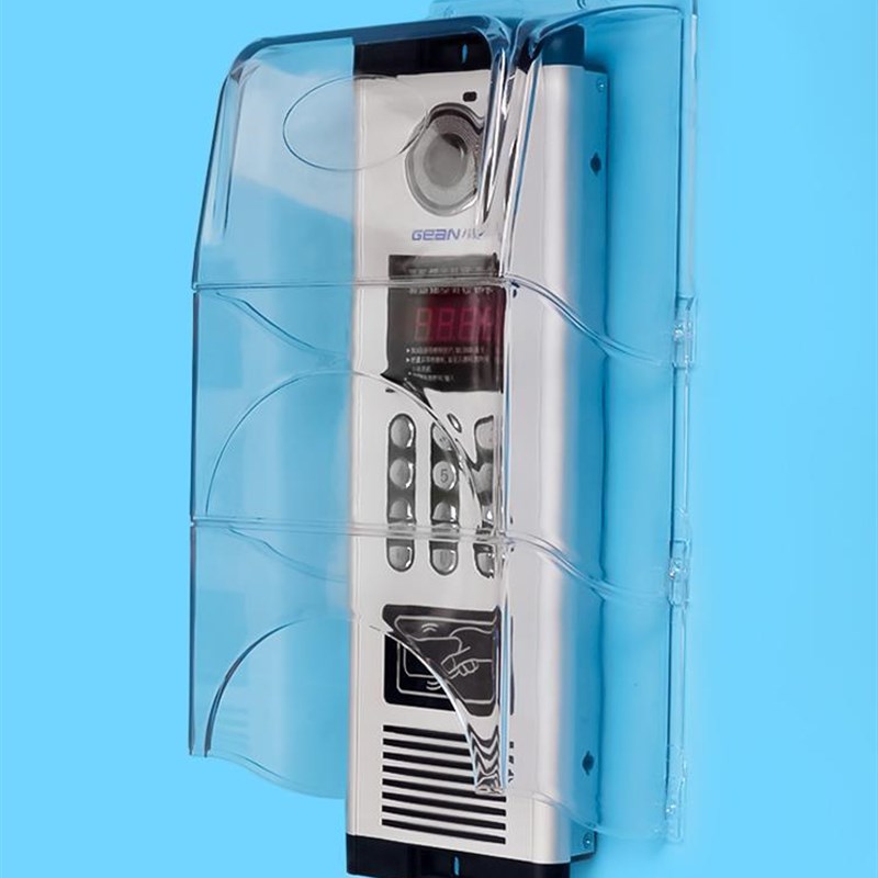 门禁防雨罩 室外电梯外呼防水罩门口机遮雨罩主机电梯按钮保护盖