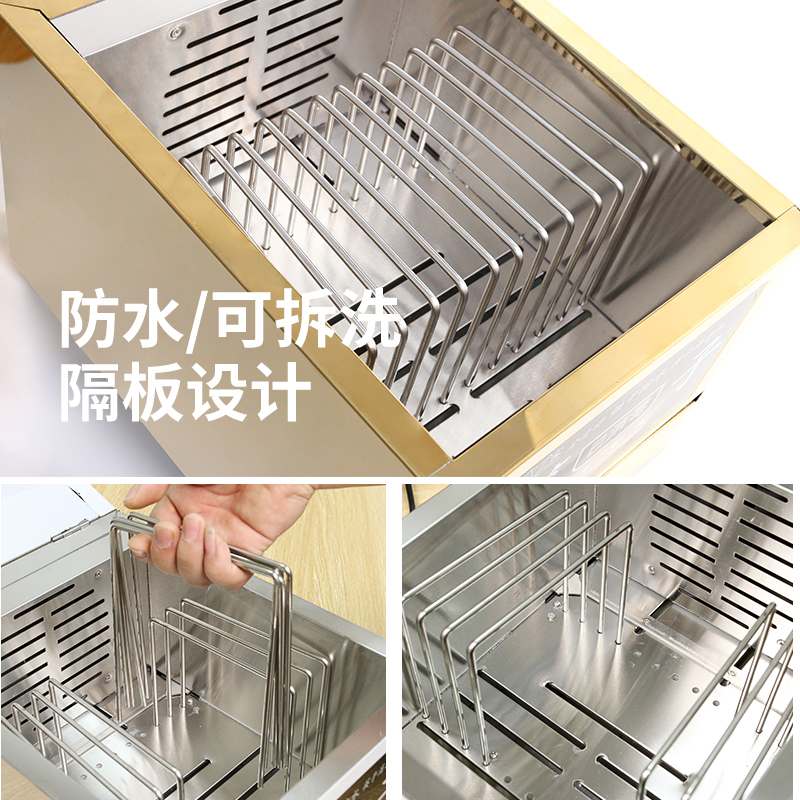 筷子消毒机商用 餐厅饭店 不锈钢全自动筷子消毒机带烘干消毒柜