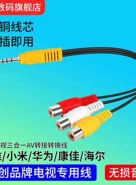 适用于小米电视AV一分三频